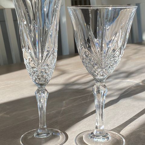 Krystallglass fra Cristal de Flandre