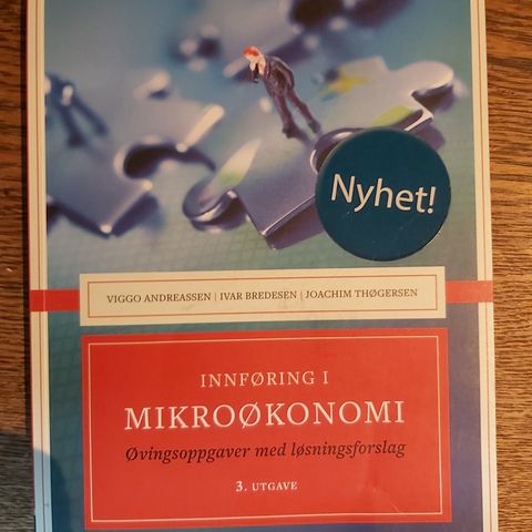 Innføring I mikroøkonomi utgave 3. arbeidsbok