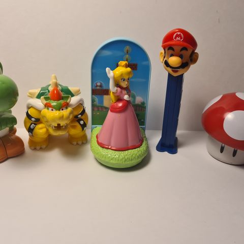 5 stk Super Mario Lekefigurer