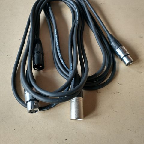 XLR Mikrofon kabler.