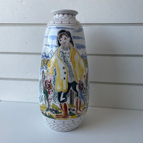 Norsk keramikk urne/vase