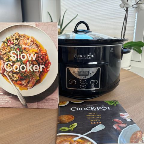 Crock Pot Slow Cooker inkl. kokebok fra Martha Stewart