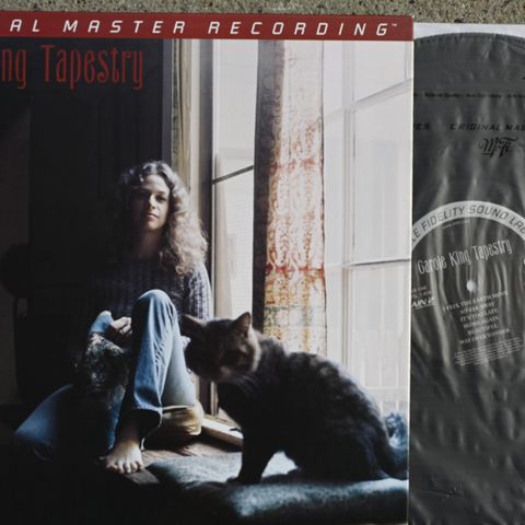 Original master recording lp av Carole king "Tapestry".