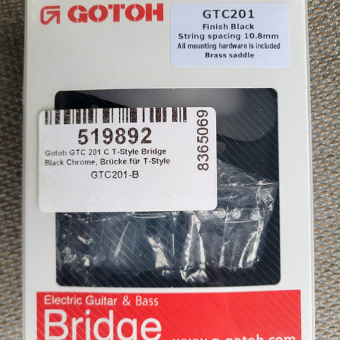 Gotoh GTC201 T-Style Bridge B (Telecaster)