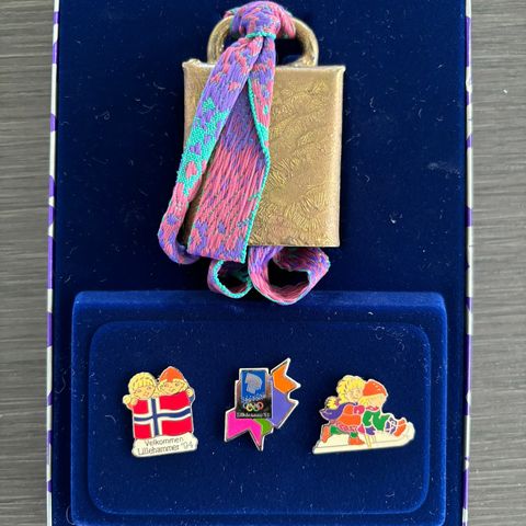 OL Lillehammer 1994: Sett med bjelle og 3 pins