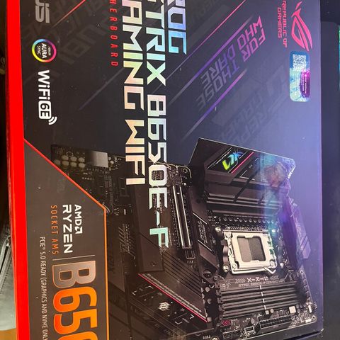 Ødelagt(?) ASUS STRIX B650E-F Gaming Wifi