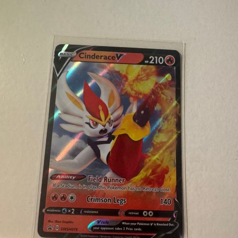 Cinderace V #SWSH015 Pokemon Promo