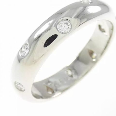 Tiffany & co. platina giftering/ring med 22 ct.diamanter. Ekthetsbevis