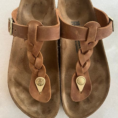 Birkenstock Gizeh Braided Cognac