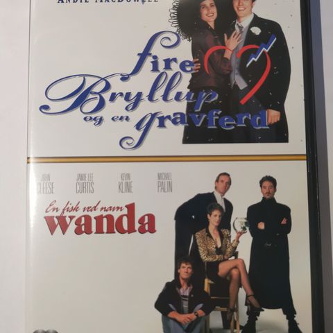 Fire bryllup og en gravferd / En fisk ved navn Wanda (DVD)