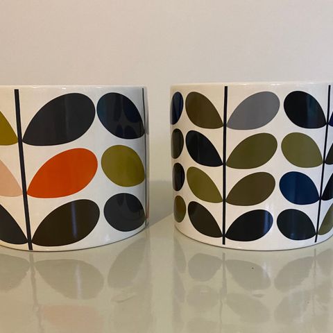 Orla kiely - to krukker