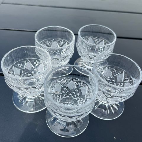 5 drammeglass krystall