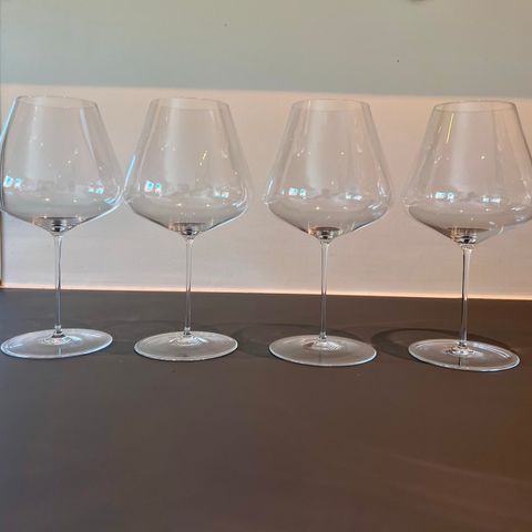 2 stk ubrukte  Zalto Burgundglass selges