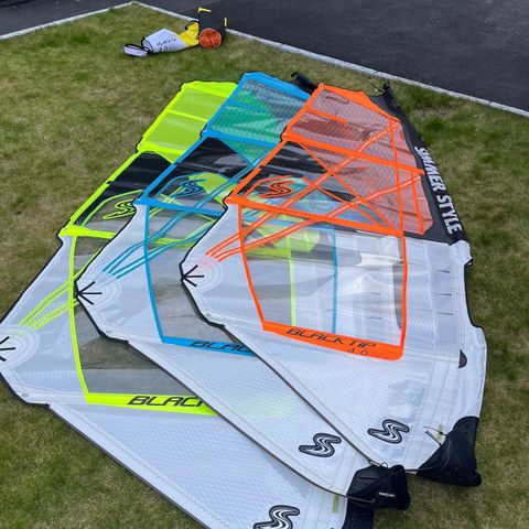 Windsurf seil Simmer Black Tip & 100% RDM master