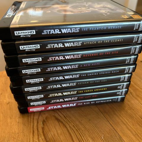 Star Wars 1-9 4K Ultra HD