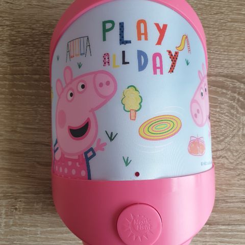 Peppa gris nattlampe til vegg