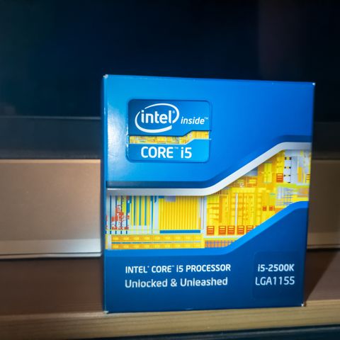 Intel I5 2500K prosessor,  LGA1155