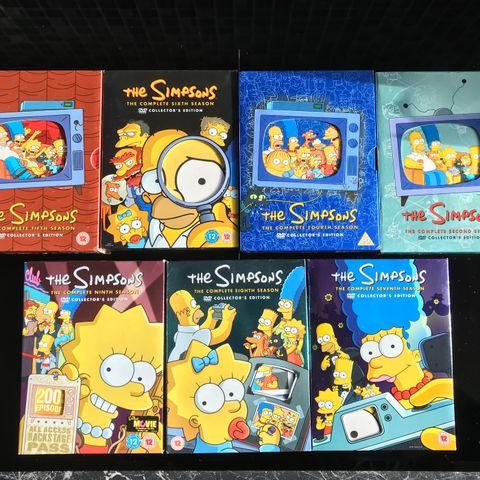 The Simpsons Complete Series - Collection Seasons 3-9 - Ny