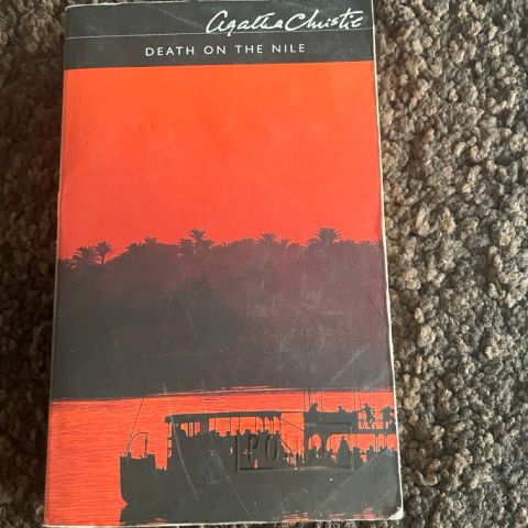 Agatha Christie – Death on the Nile – engelsk bok – fri frakt