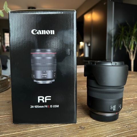 Helt nytt Canon RF 24-105 f4 L IS USM