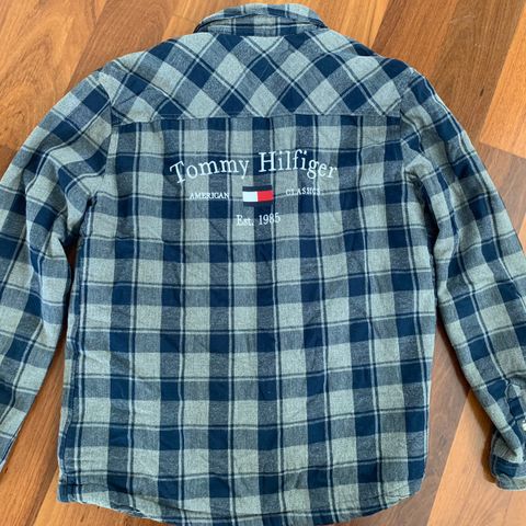 Tommy Hilfiger foret skjorte-jakke / overskjorte str 164