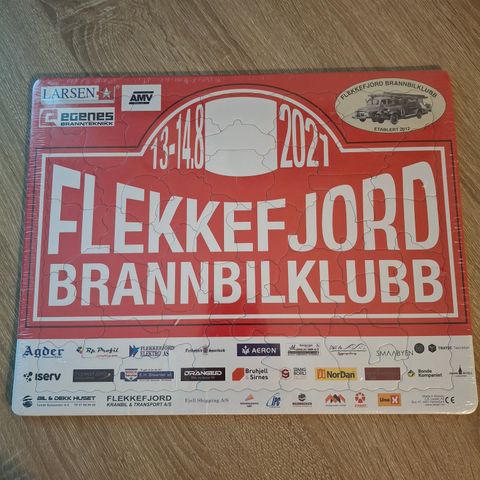 Puslespill/Flekkefjord/brann/brannbilklubb