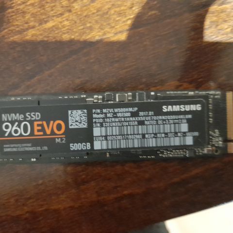 SSD kort 500 GB