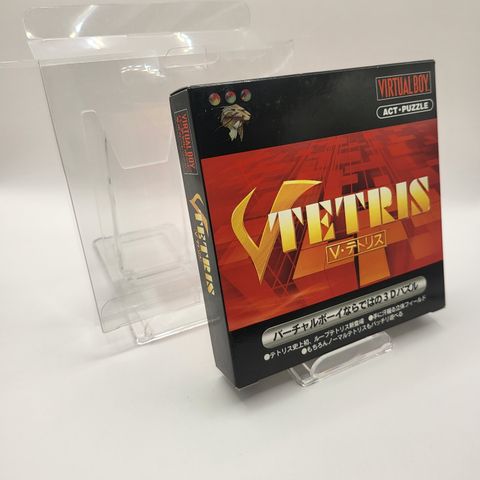 Virtual Boy - V-TETRIS - CIB & MINT! SJELDEN! 1/22