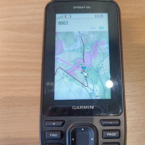 Håndholdt Garmin GPS