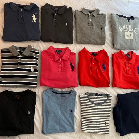 Masse pent brukt Polo Ralph Lauren klær selges. Str. 18-20 og S.