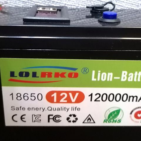 12 V LION batteri