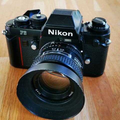 Nikon F3 med 50mm