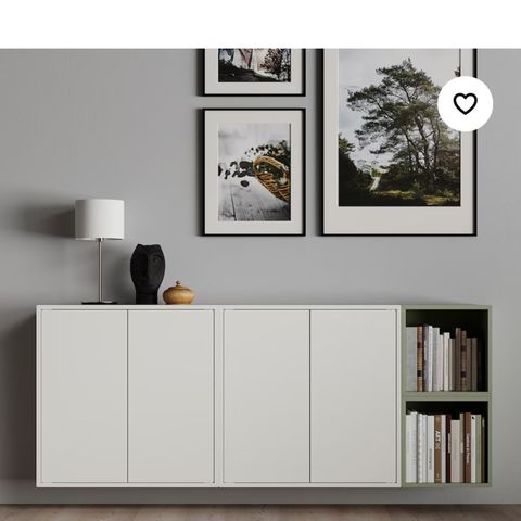 IKEA EKET skap og åpen hylle