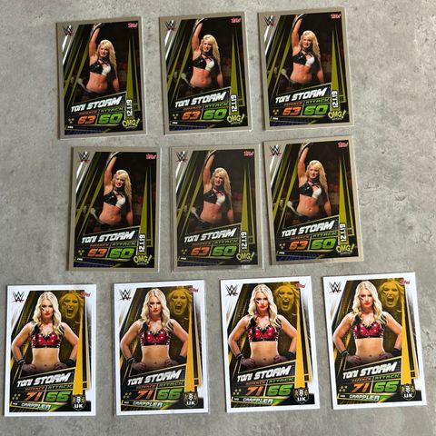 Toni Storm Topps Slam Attax 2019 WWE , 10 samlekort