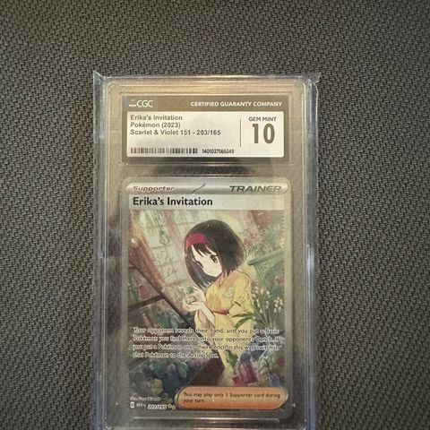 Erika's Invitation #203 - Pokemon Scarlet & Violet 151 CGC 10