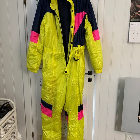 Parka gul neon vinter onesie