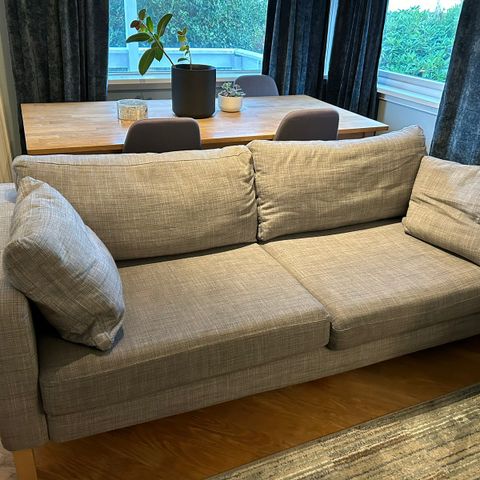 IKEA Karlstad sofa 3 seter grå