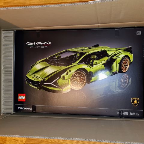 Ny og uåpnet LEGO Technic 42115 Lamborghini Sián FKP 37