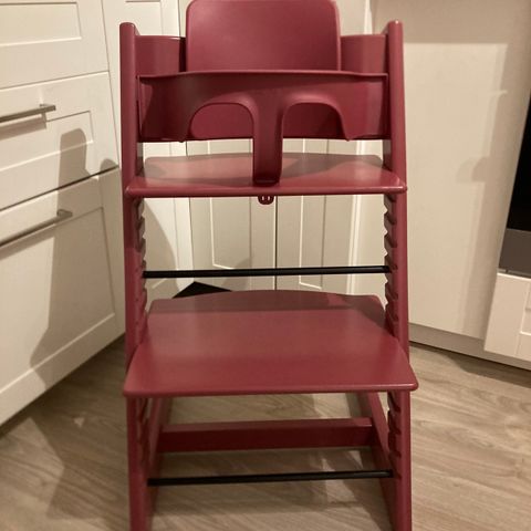 STRØKEN Stokke Tripp trapp stol LILLA m/babyset NY MODELL