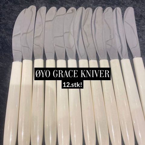 Øyo Grace spisekniver 12.stk