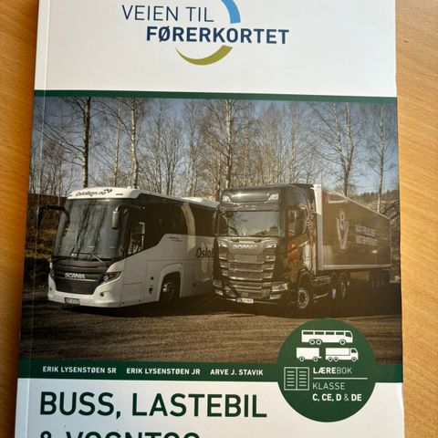 «Veien til førerkortet», klasse C, CE, D, DE