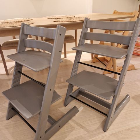 Stokke tripp trapp stol, STORM GREY. Som ny!