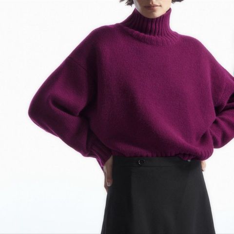 Chunky pure cashmere turtleneck ønskes kjøpt