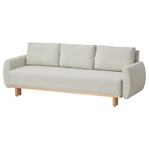 IKEA GRUNNARP 3-seters sovesofa, Gunnared beige/grå