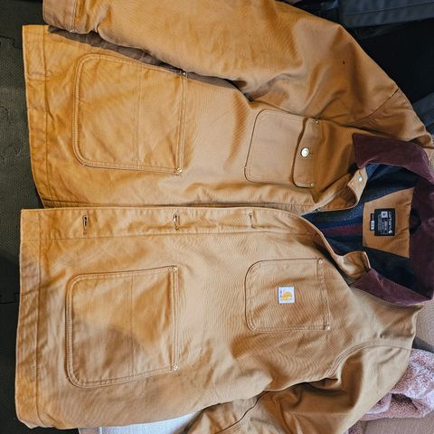 Carhartt chore coat.