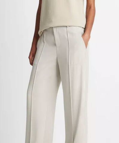 Vince - Crepe Wide-Leg Utility Pant