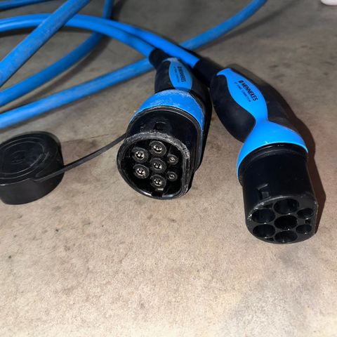 Ladekabel Mode3 Type 2 til Type 1