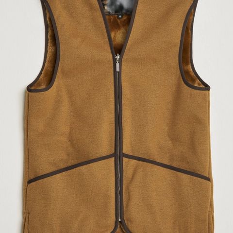 Barbour Warm Pile Waistcoat Zip-In Liner Brown