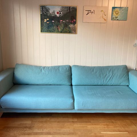 Grønn sofa 3-4 pers