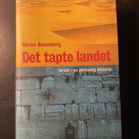 📚BORGE ANTIKVARIAT: «Det tapte landet, Israel-en personlig reise